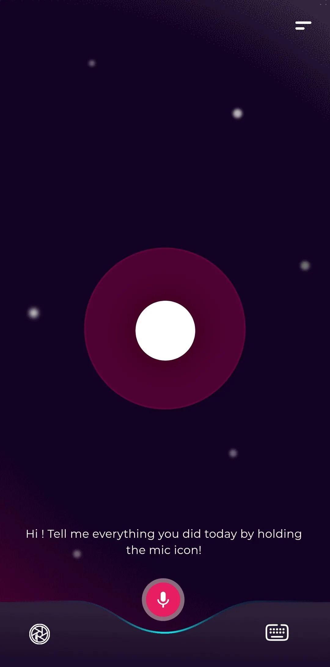 Sbody Tracker: hold the mic and tell it everything you did today